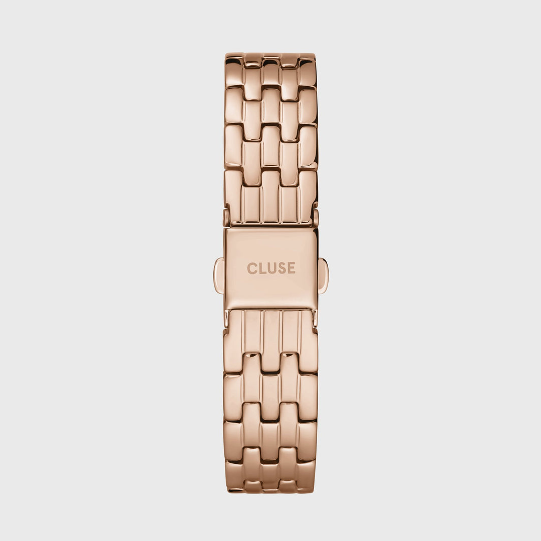 CLUSE Féroce 3-Link, Gold, White CW0101212005 - Watch case detail