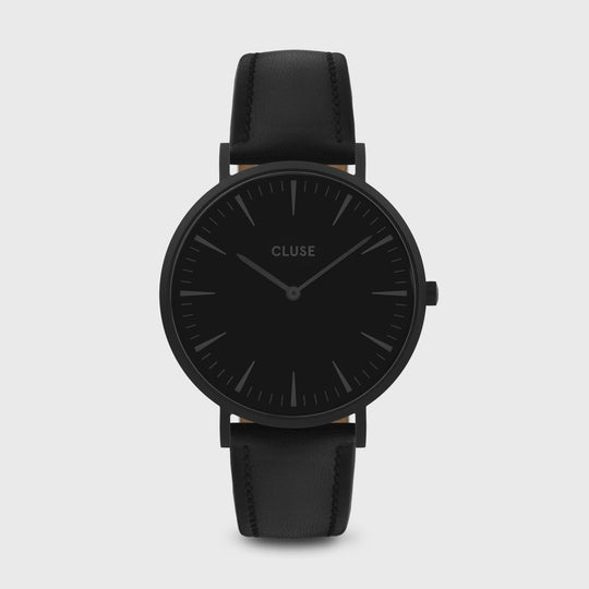 CLUSE Giftbox Boho Chic Watch & Black Strap CG10103 - watch