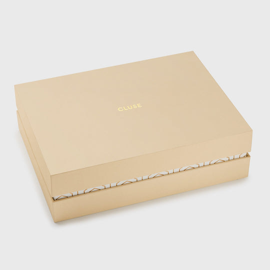 CLUSE Giftbox Boho Chic Watch & Black Strap CG10103 - giftbox packaging