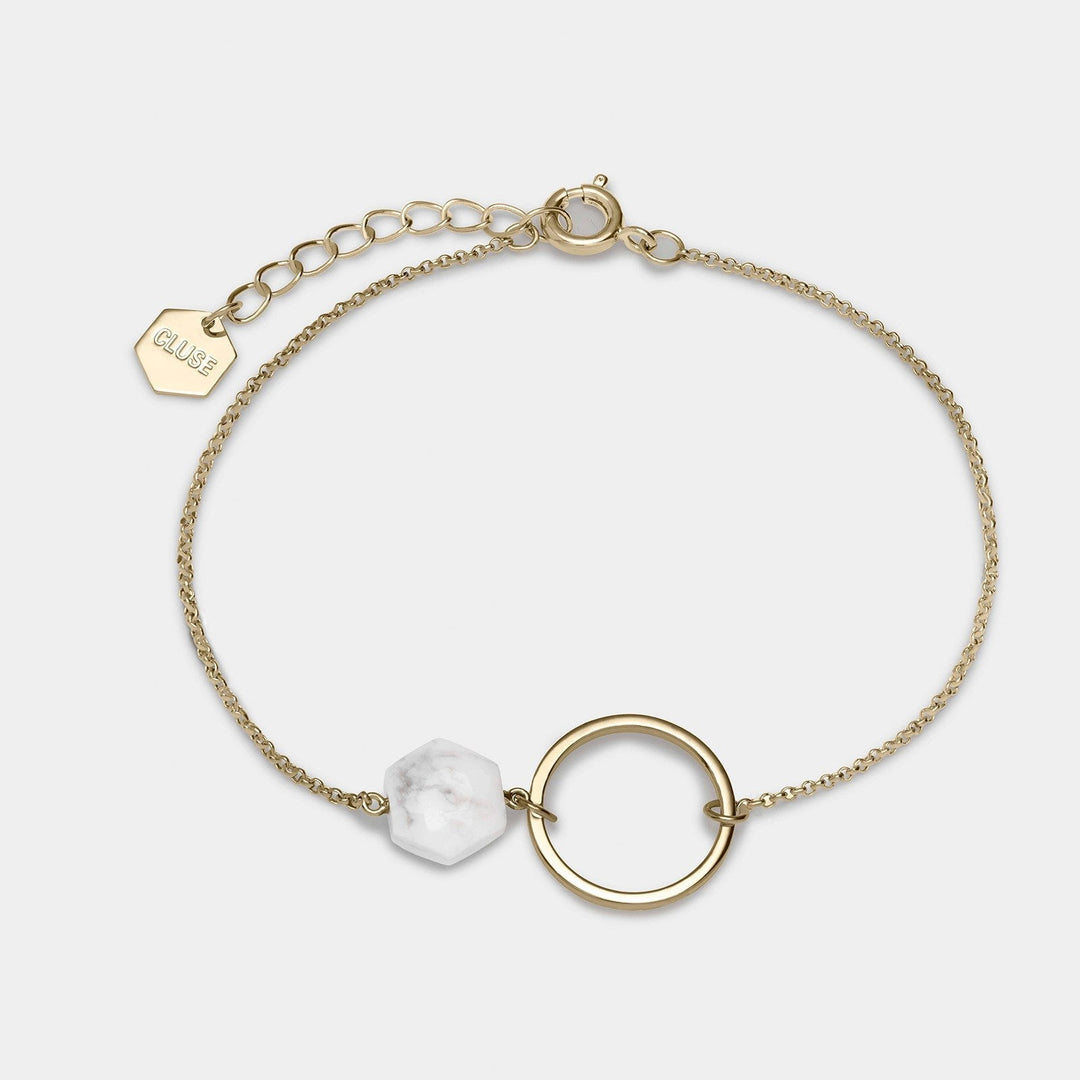 CLUSE Giftbox Triomphe Watch & Marble Bracelet Gold CG10402 - bracelet