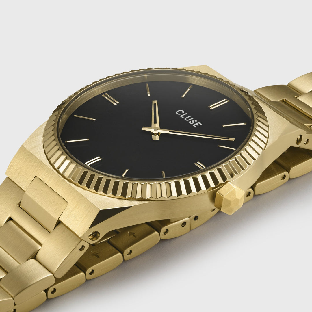 CLUSE Vigoureux Gold, Black CW0101503007 - Watch case detail