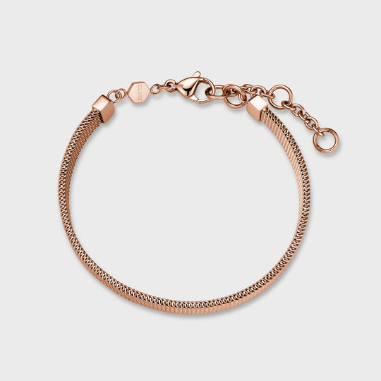 CLUSE Essentielle Mesh Chain Bracelet Rose Gold Colour CB13325 - bracelet