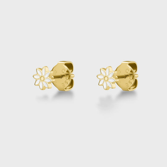 CLUSE Essentielle Stud Earrings Daisy Gold Colour CE13313 - Earrings