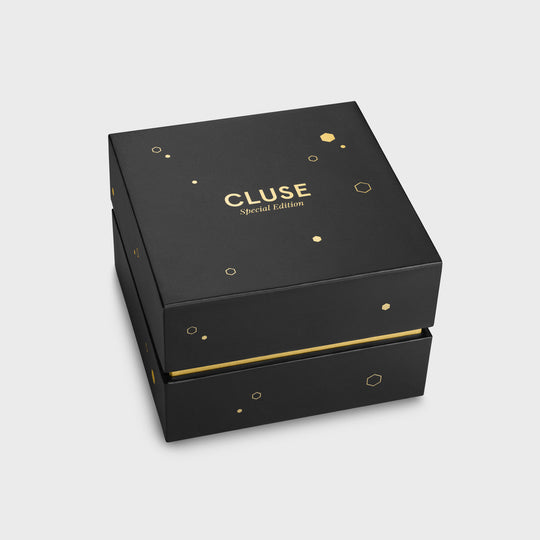 CLUSE Gift Box Triomphe Mesh Gold/Black CG10404 - Packaging