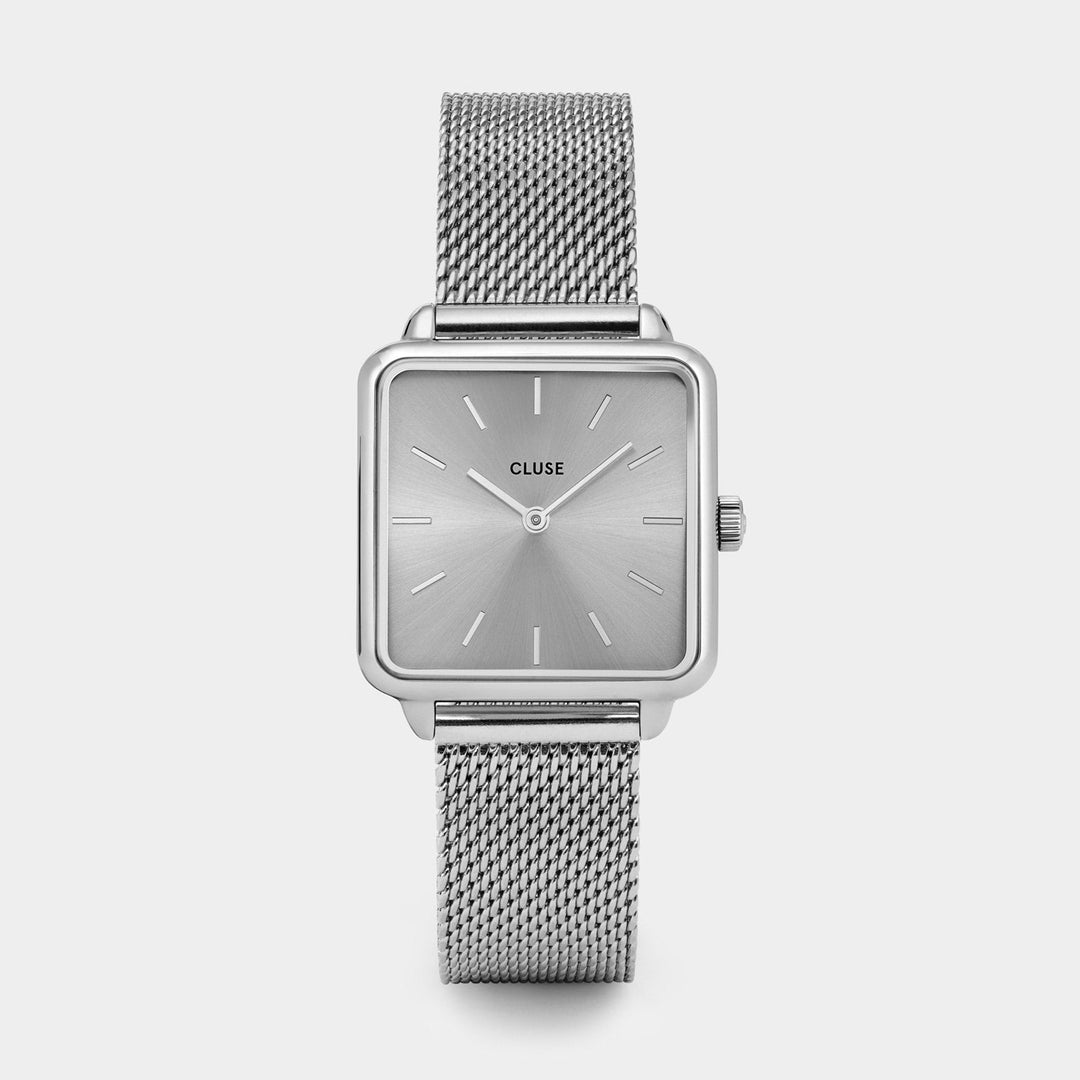 CLUSE La Tétragone Mesh Full Silver CL60012 - watch