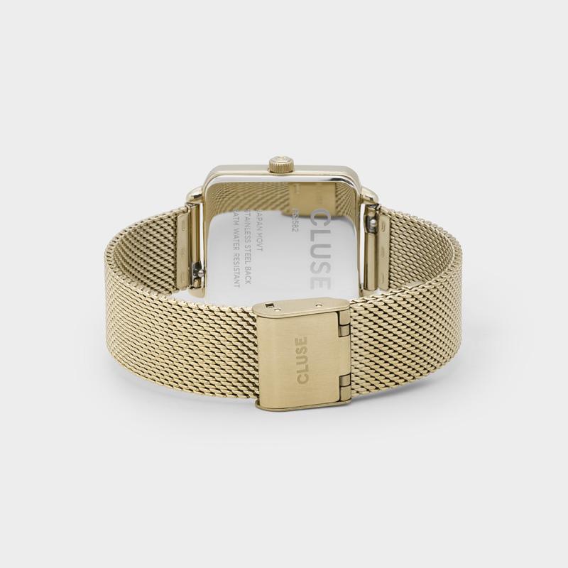 CLUSE La Tétragone Mesh Full Gold CL60015  - Watch clasp and back