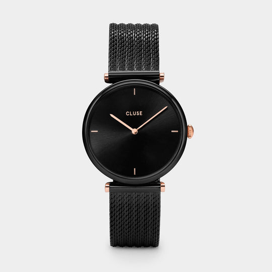 CLUSE Triomphe Mesh Black/Black CL61004 - watch