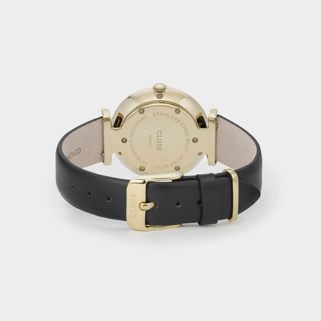 CLUSE Triomphe Gold Black/Black CL61006 - watch clasp and back