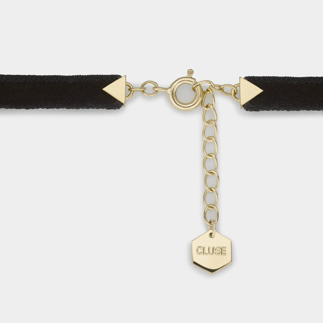 CLUSE Gift box Boho Chic Watch and Velvet Bracelet Black Colour CG10104 – bracelet