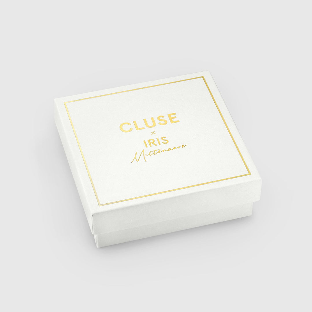 Iris Mittenaere, Gold Double Hoop Earrings - Earrings packaging