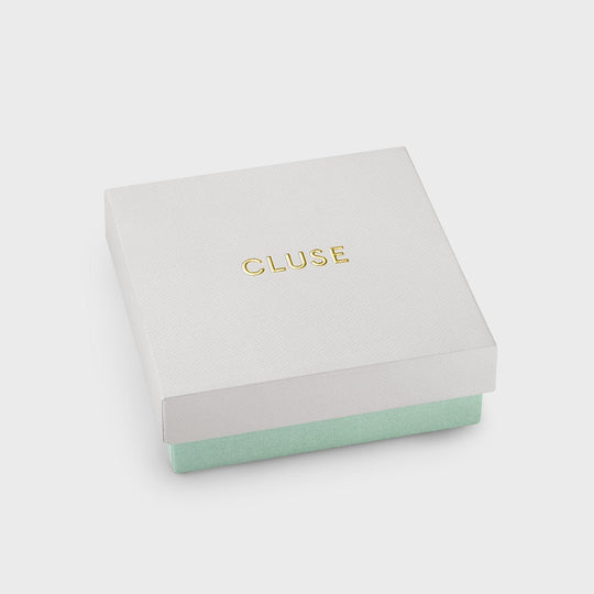 CLUSE Essentielle Chunky Pin Chain Bracelet, Gold Colour CB13342 - Bracelet packaging