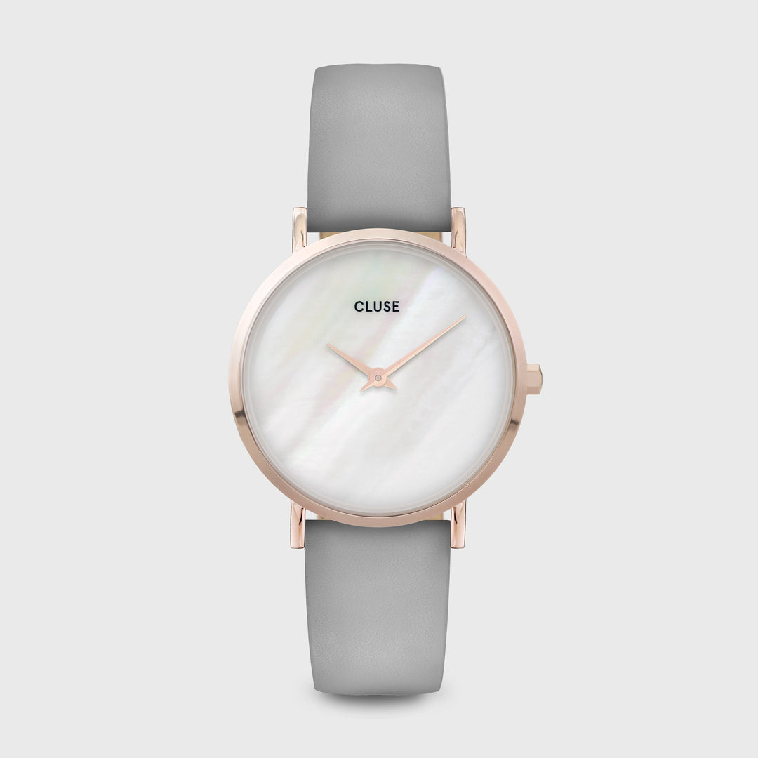 Minuit Mesh Watch And Grey Strap, Rose Gold Colour CG10208 - Watch
