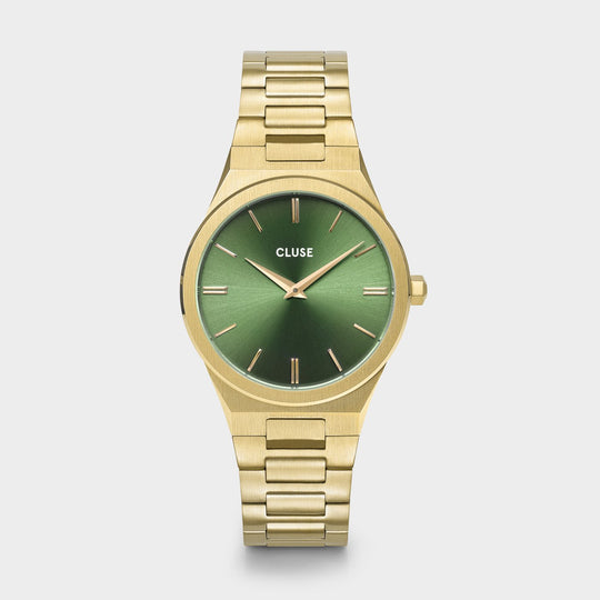 Vigoureux Steel Green Gold Colour CW10601 - Watch