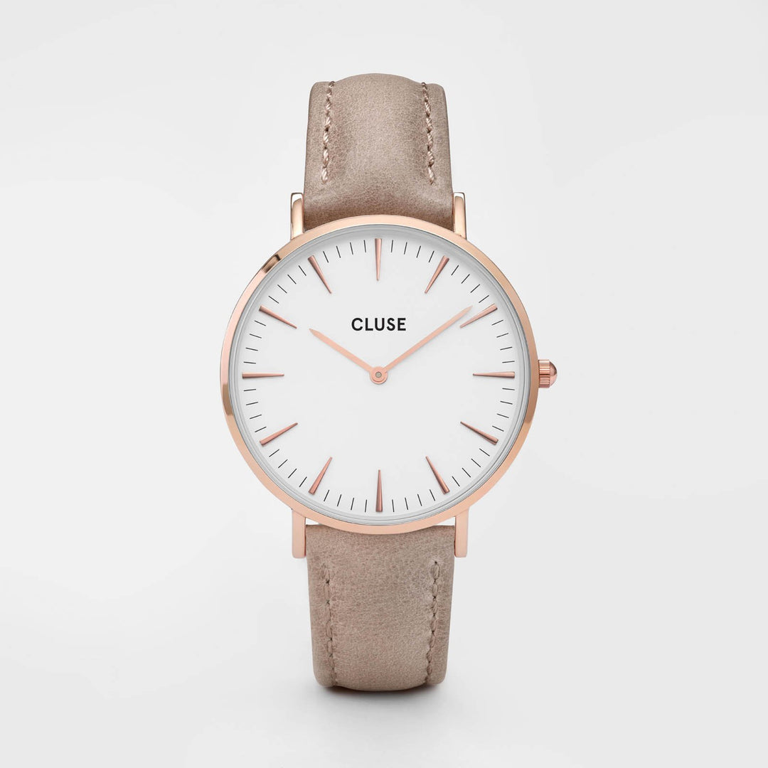 CLUSE La Bohème Rose Gold White/Hazelnut CL18031 - watch